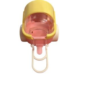 Vintage Fisher Price Smooshees Cuddlers 1988 Horse Trailer Pink Yellow No Door